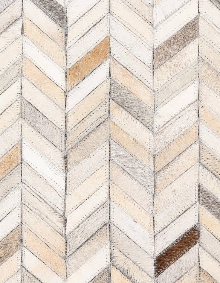 Detail image of  5' x 8' Cowhide Leather Rug