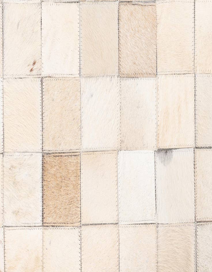 Detail image of  5' x 8' Cowhide Leather Rug