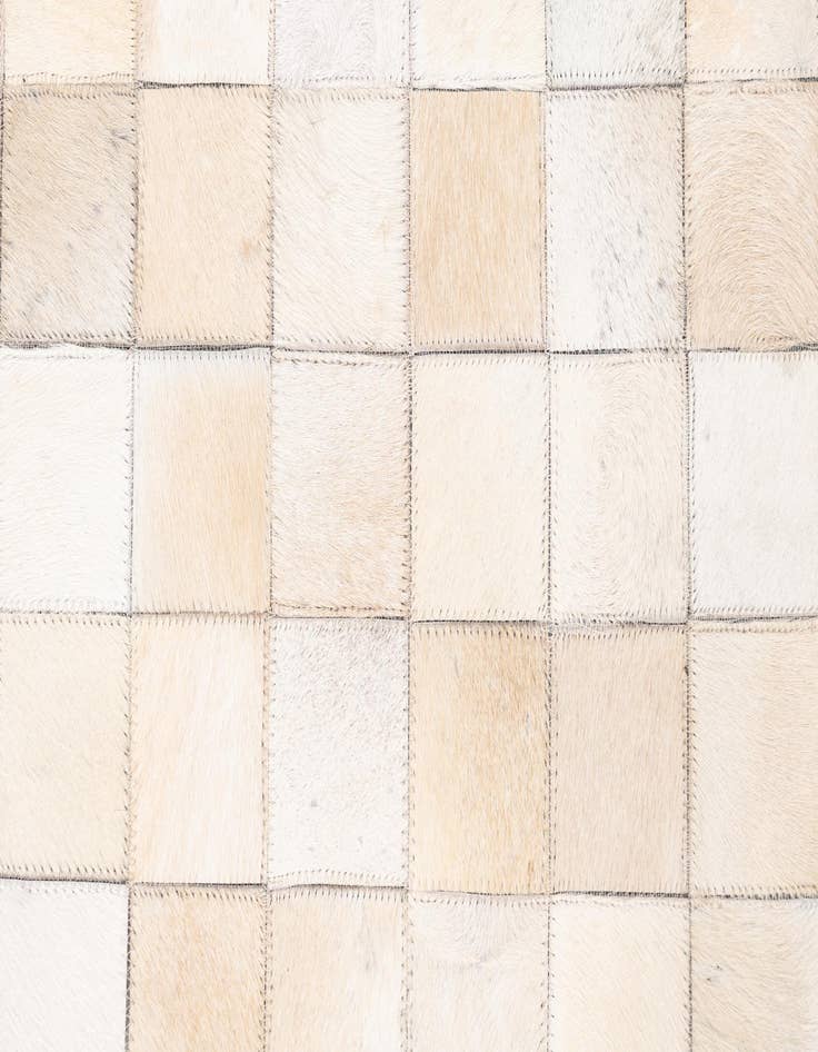 Detail image of  5' x 8' Cowhide Leather Rug