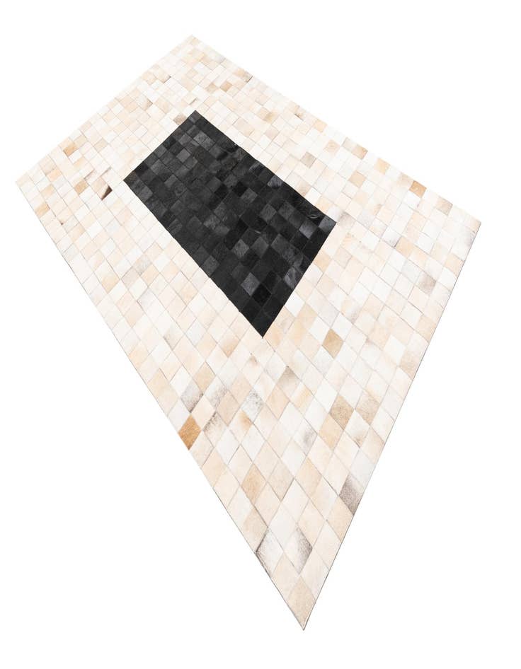 Detail image of  5' x 8' Cowhide Leather Rug