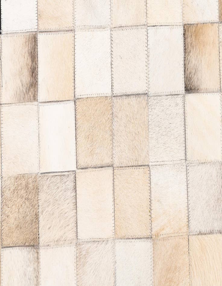 Detail image of  5' x 8' Cowhide Leather Rug