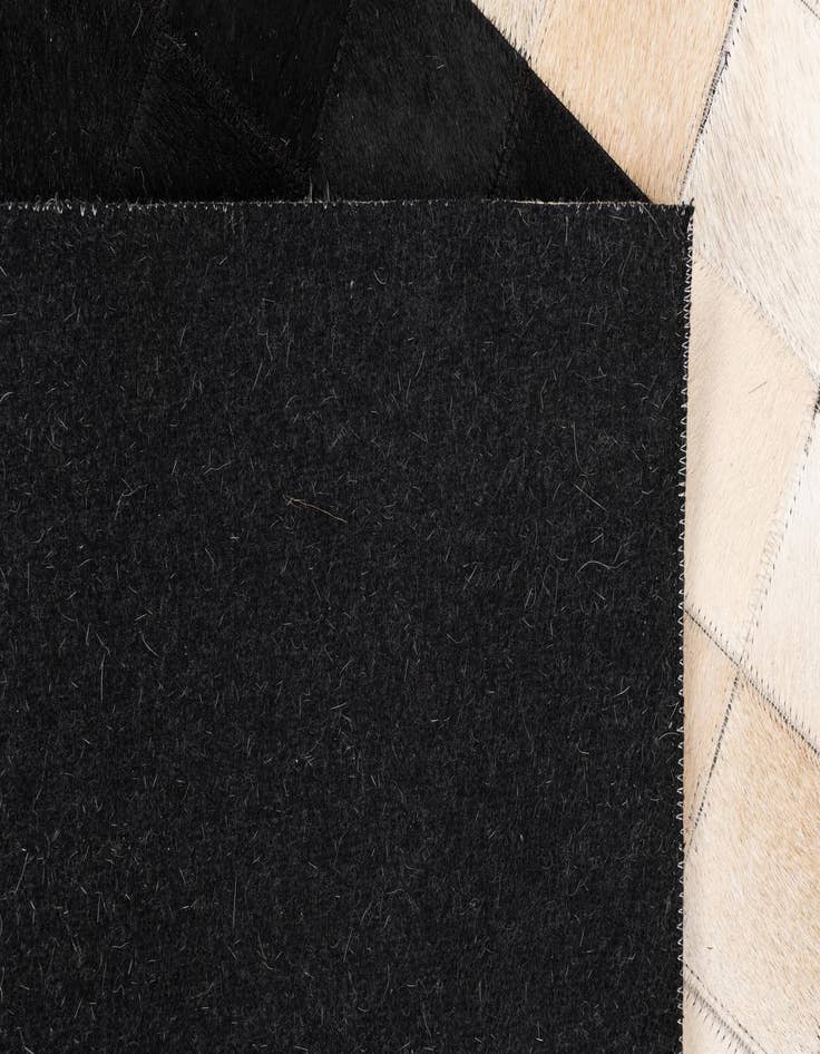 Detail image of  5' x 8' Cowhide Leather Rug