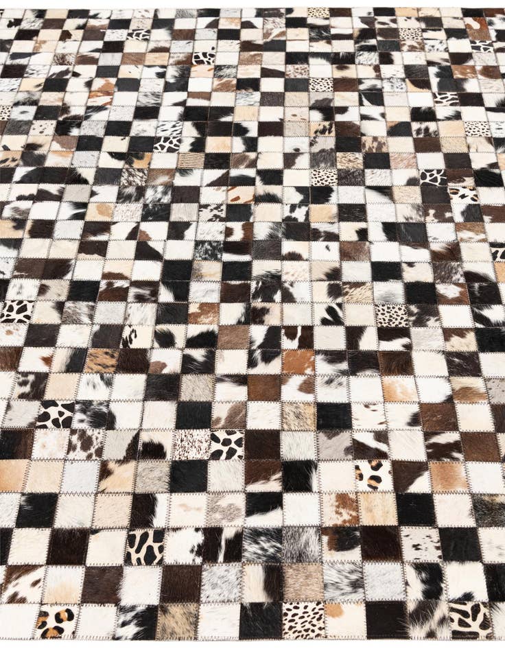 Detail image of  5' x 8' Cowhide Leather Rug