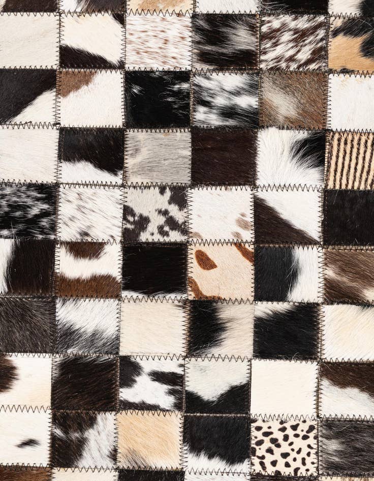 Detail image of  5' x 8' Cowhide Leather Rug