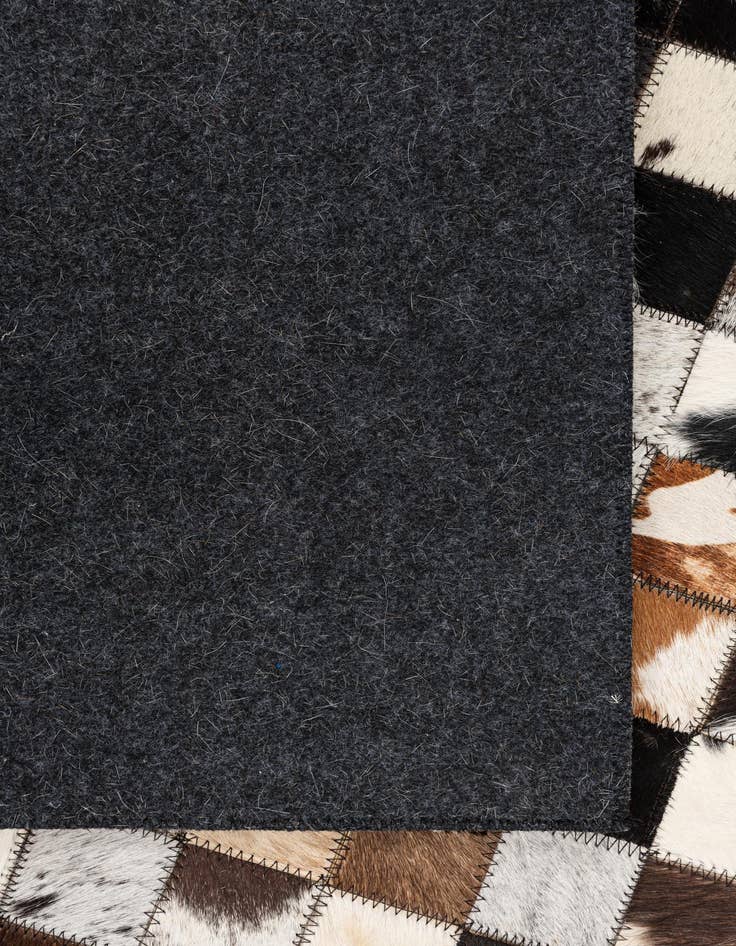 Detail image of  5' x 8' Cowhide Leather Rug