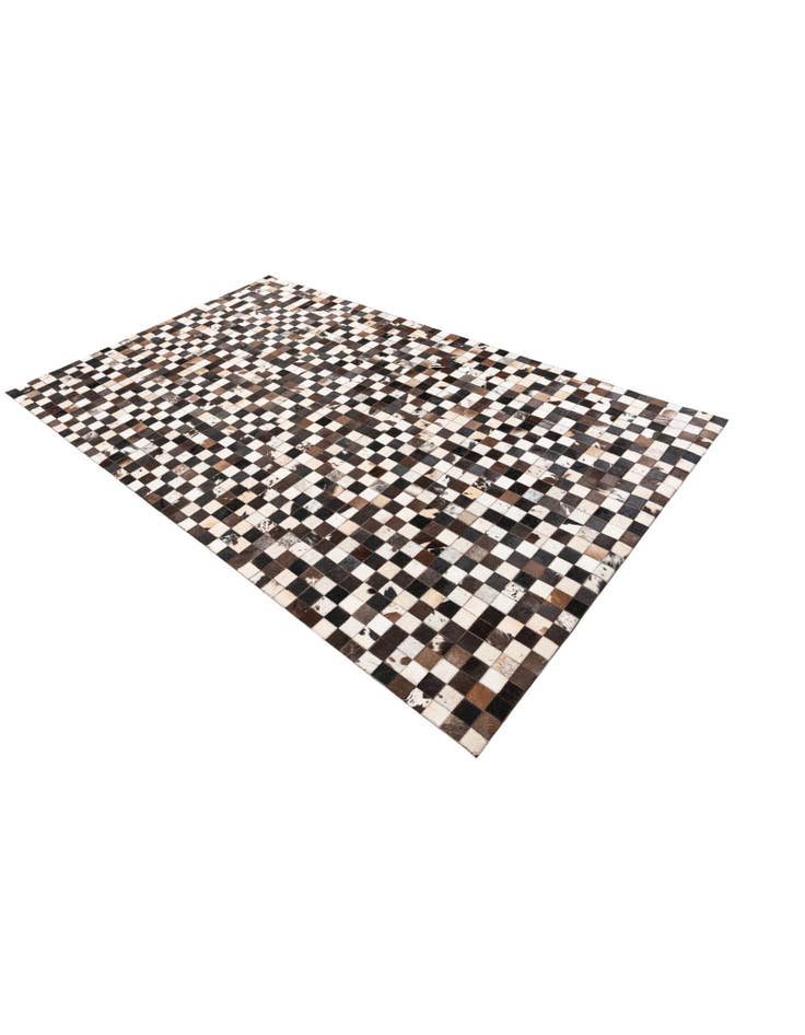 Detail image of  5' 1 x 8' Cowhide Leather Rug