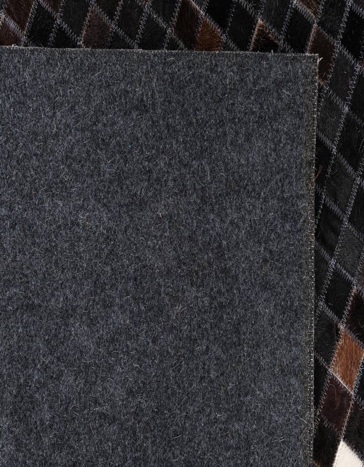 Detail image of  5' 2 x 8' Cowhide Leather Rug