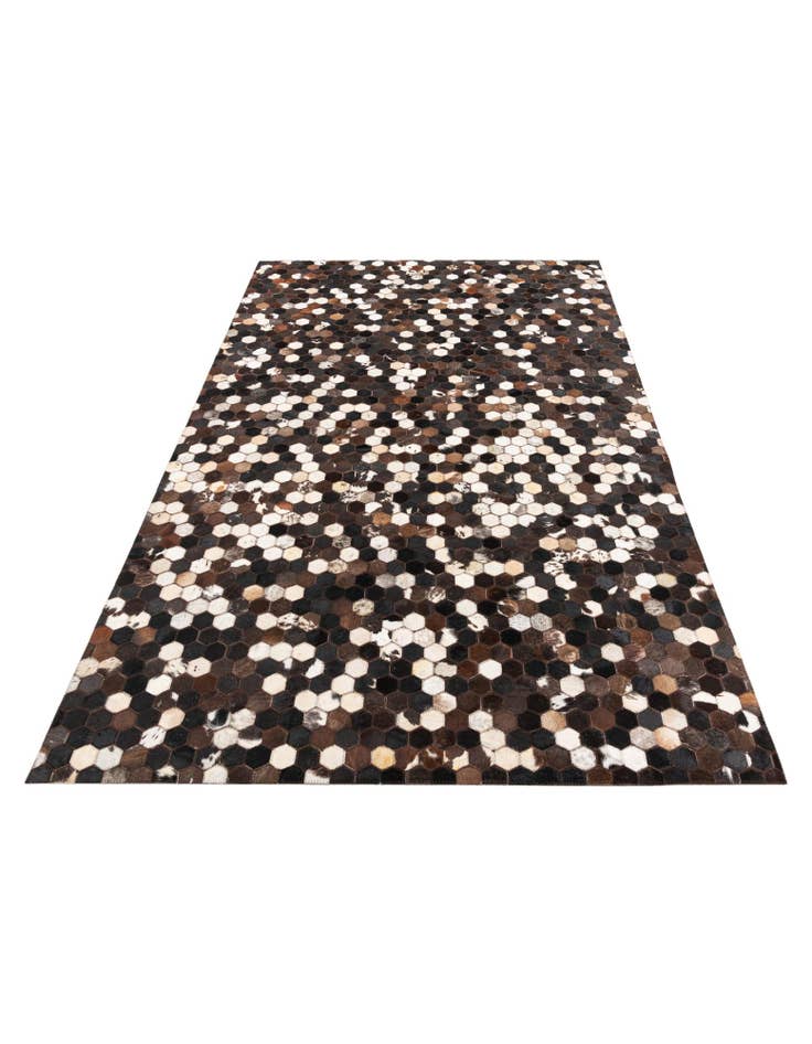 Detail image of  5' x 8' Cowhide Leather Rug