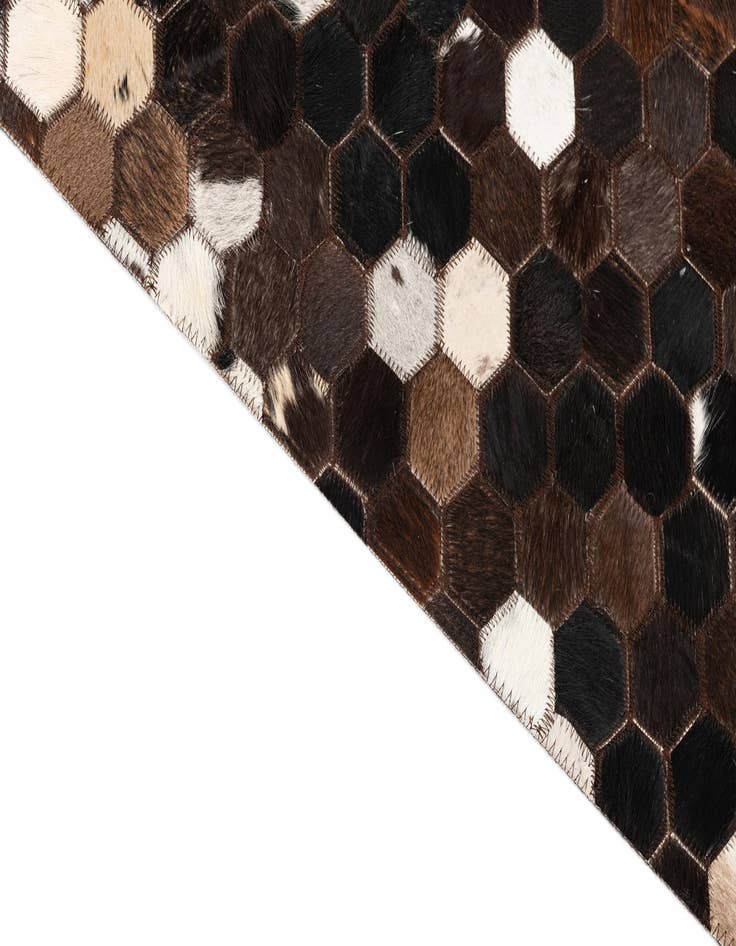 Detail image of  5' x 8' Cowhide Leather Rug