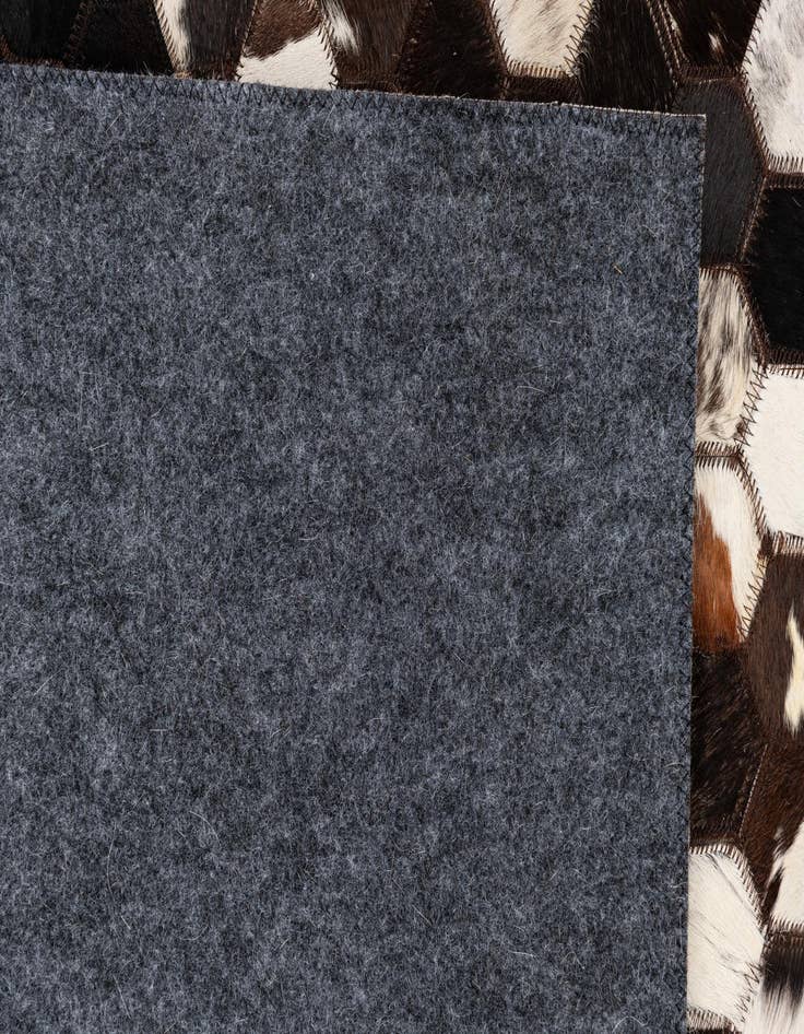Detail image of  5' x 8' Cowhide Leather Rug