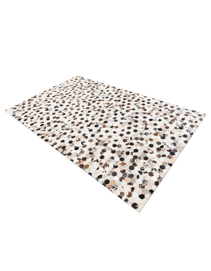 Detail image of  5' x 8' Cowhide Leather Rug