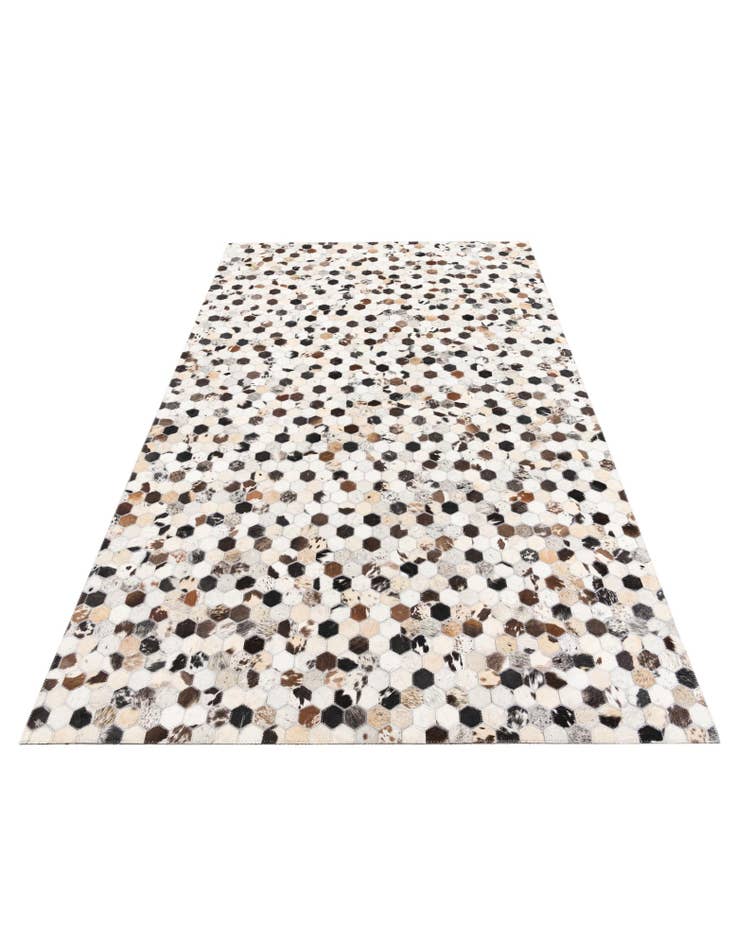 Detail image of  5' x 8' Cowhide Leather Rug