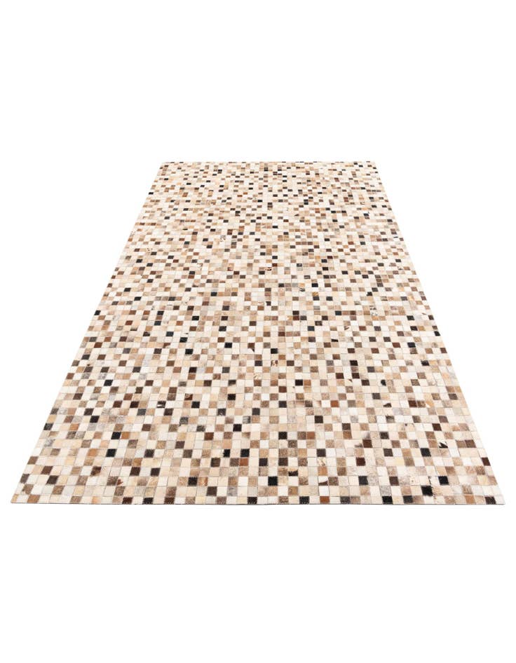 Detail image of  5' 1 x 8' Cowhide Leather Rug