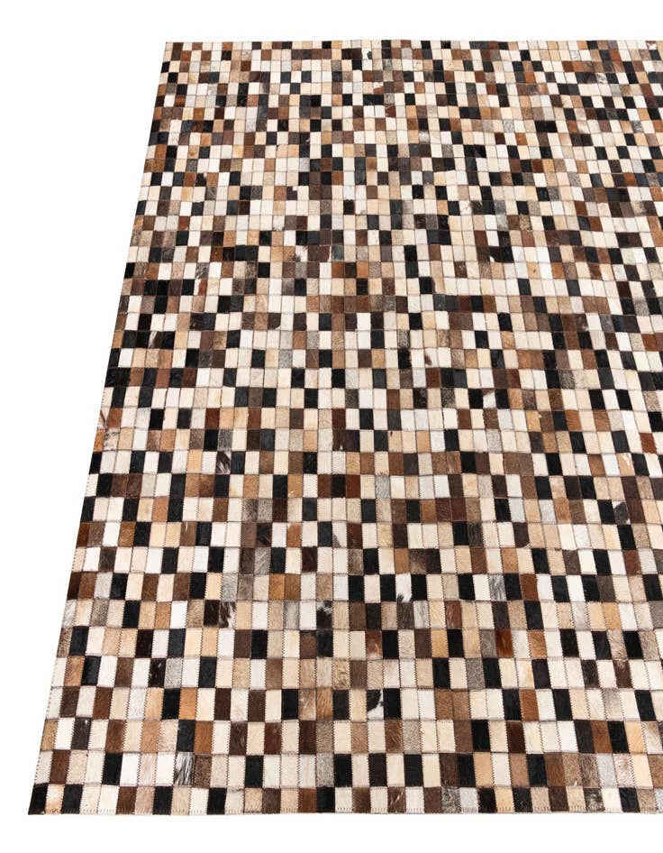 Detail image of  5' x 8' Cowhide Leather Rug