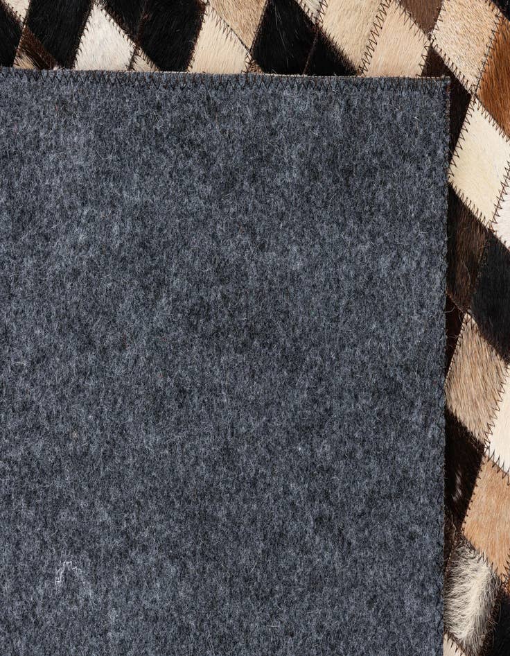 Detail image of  5' x 8' Cowhide Leather Rug