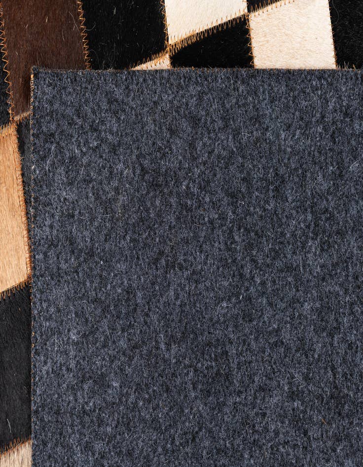 Detail image of  5' x 8' Cowhide Leather Rug