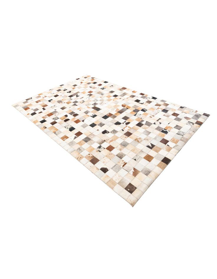 Detail image of  5' x 8' Cowhide Leather Rug