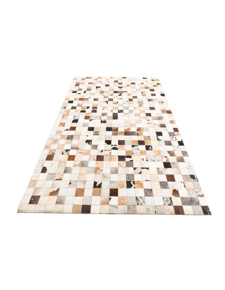 Detail image of  5' x 8' Cowhide Leather Rug