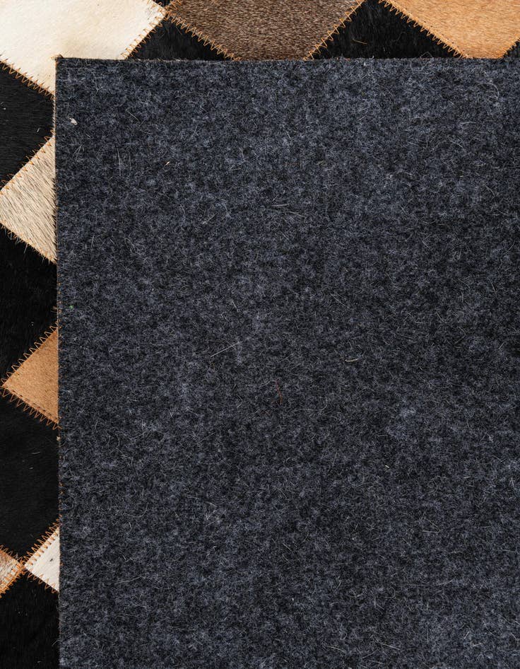 Detail image of  5' x 8' Cowhide Leather Rug