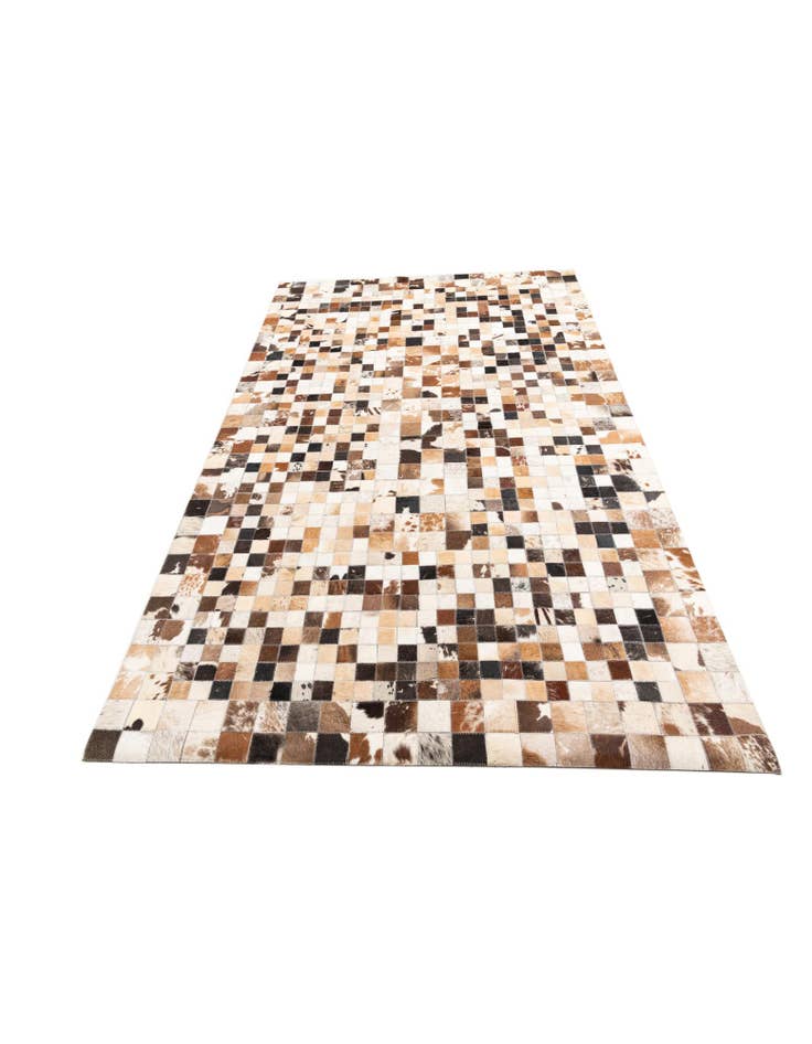 Detail image of  5' x 8' Cowhide Leather Rug