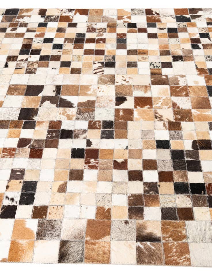 Detail image of  5' x 8' Cowhide Leather Rug