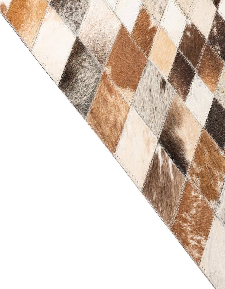 Detail image of  5' x 8' Cowhide Leather Rug