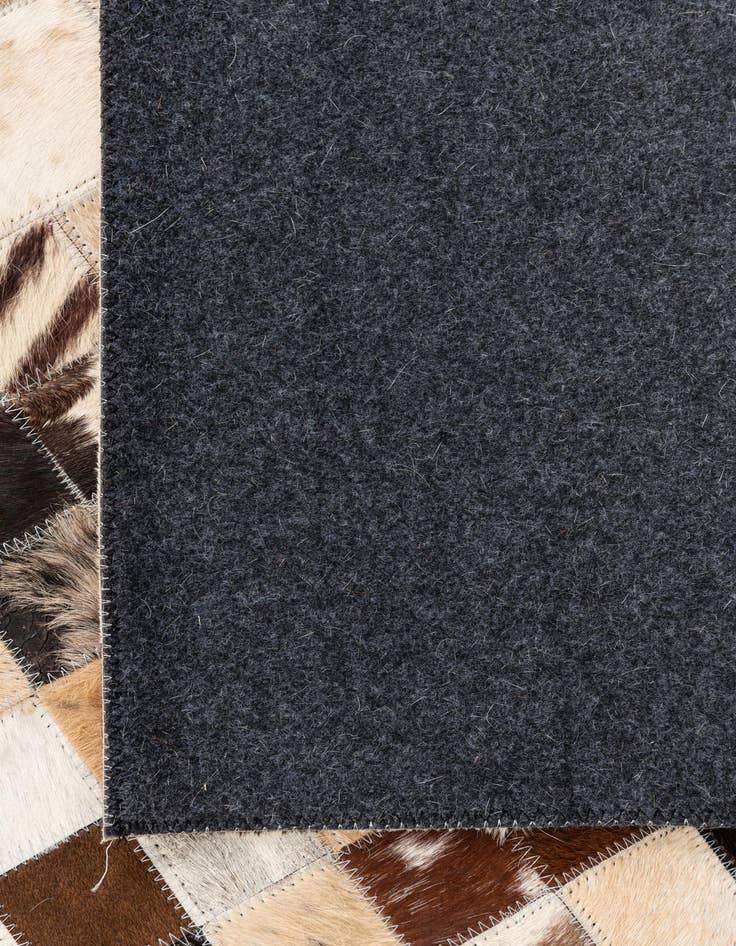 Detail image of  5' x 8' Cowhide Leather Rug