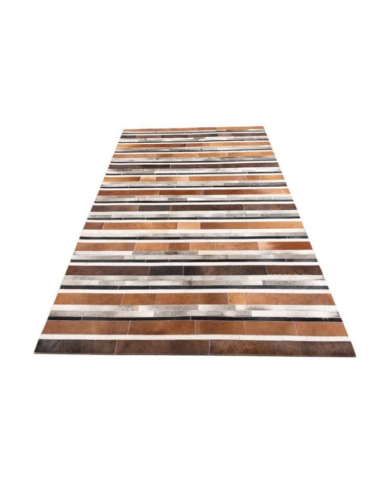 Detail image of  5' x 8' Cowhide Leather Rug