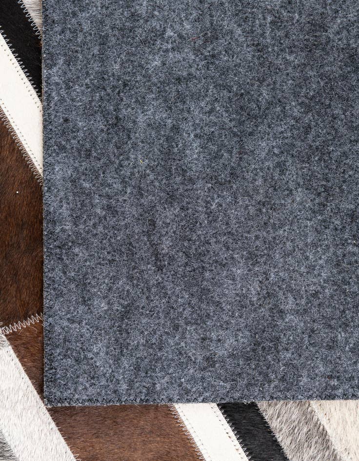 Detail image of  5' x 8' Cowhide Leather Rug