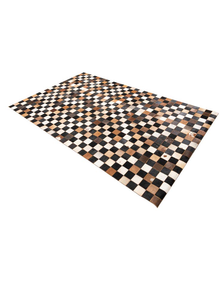 Detail image of  5' x 8' Cowhide Leather Rug