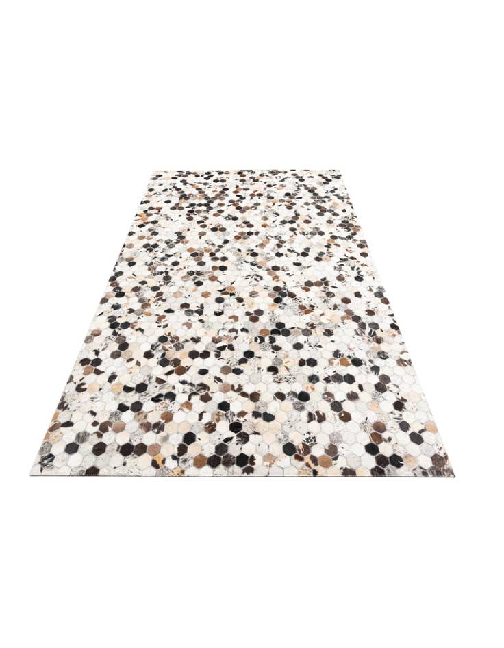 Detail image of  5' x 8' Cowhide Leather Rug
