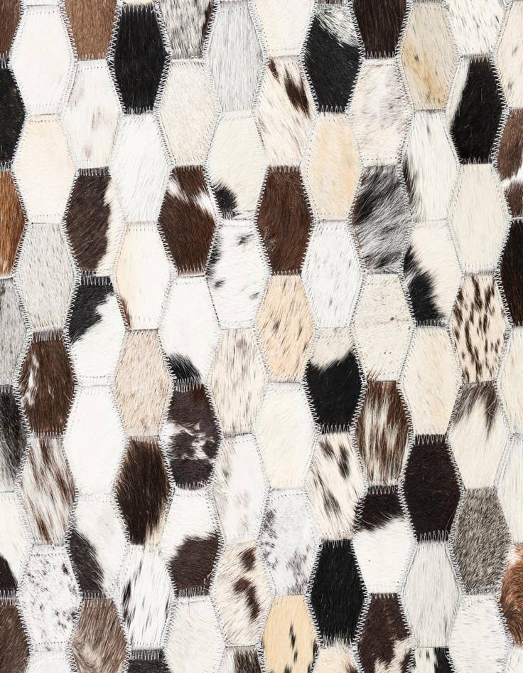 Detail image of  5' x 8' Cowhide Leather Rug
