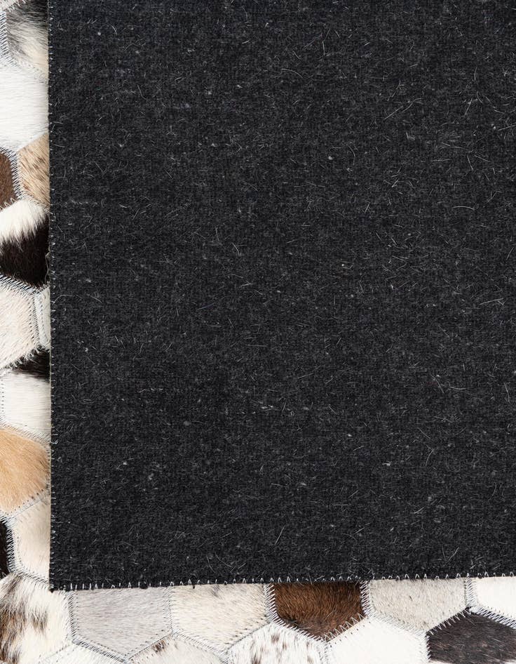 Detail image of  5' x 8' Cowhide Leather Rug