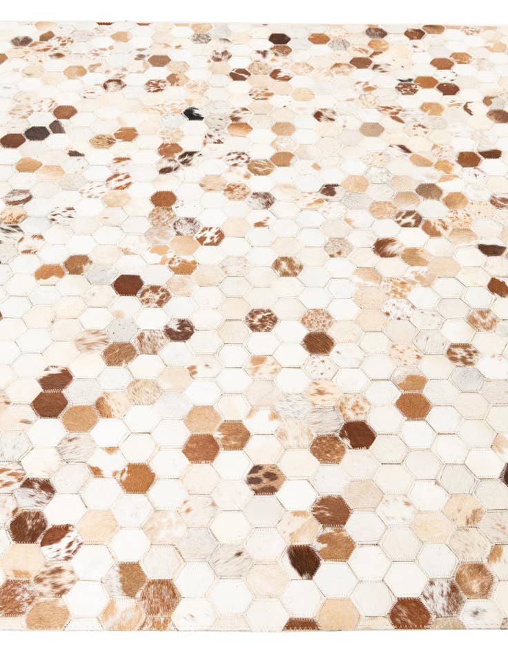 Detail image of  5' x 8' Cowhide Leather Rug