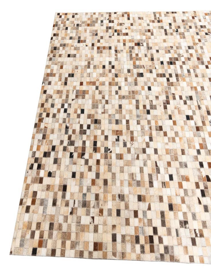 Detail image of  5' x 8' Cowhide Leather Rug