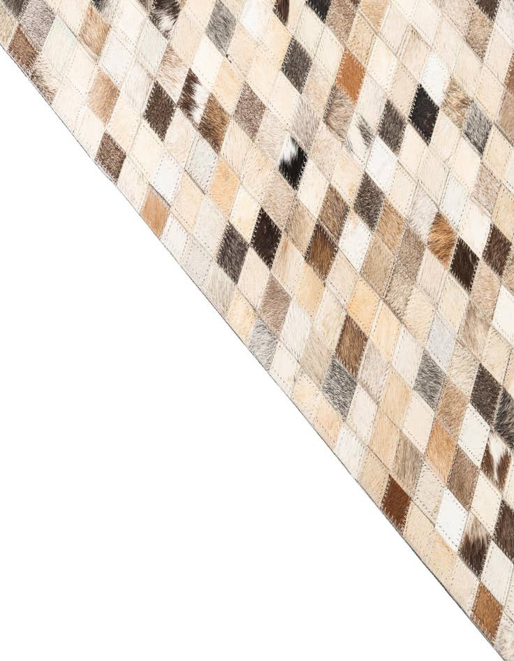 Detail image of  5' x 8' Cowhide Leather Rug
