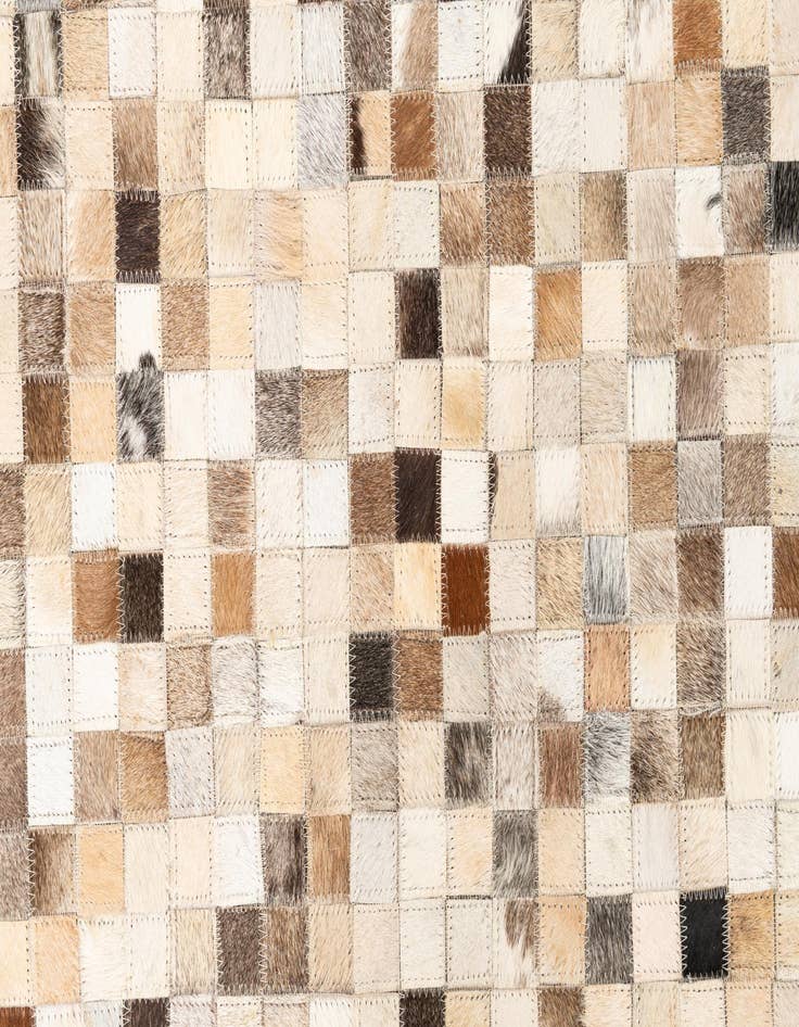 Detail image of  5' x 8' Cowhide Leather Rug