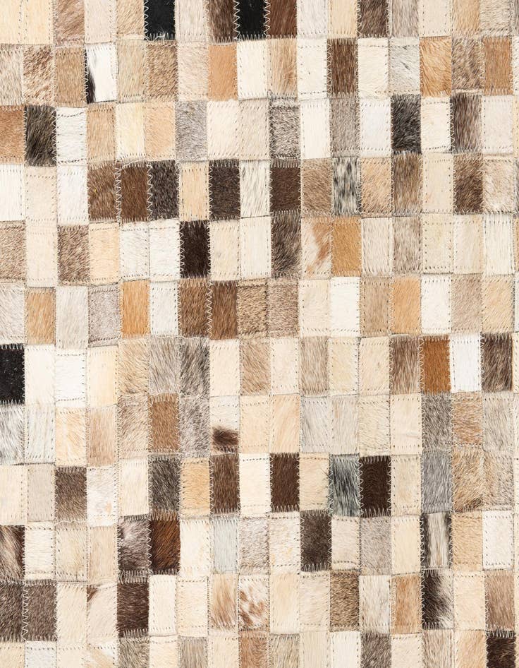 Detail image of  5' x 8' Cowhide Leather Rug