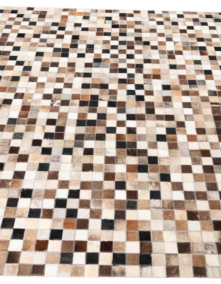 Detail image of  5' x 8' Cowhide Leather Rug