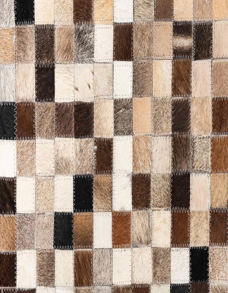 Detail image of  5' x 8' Cowhide Leather Rug