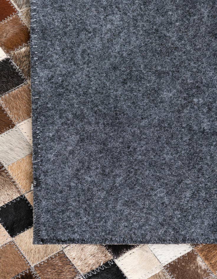 Detail image of  5' x 8' Cowhide Leather Rug