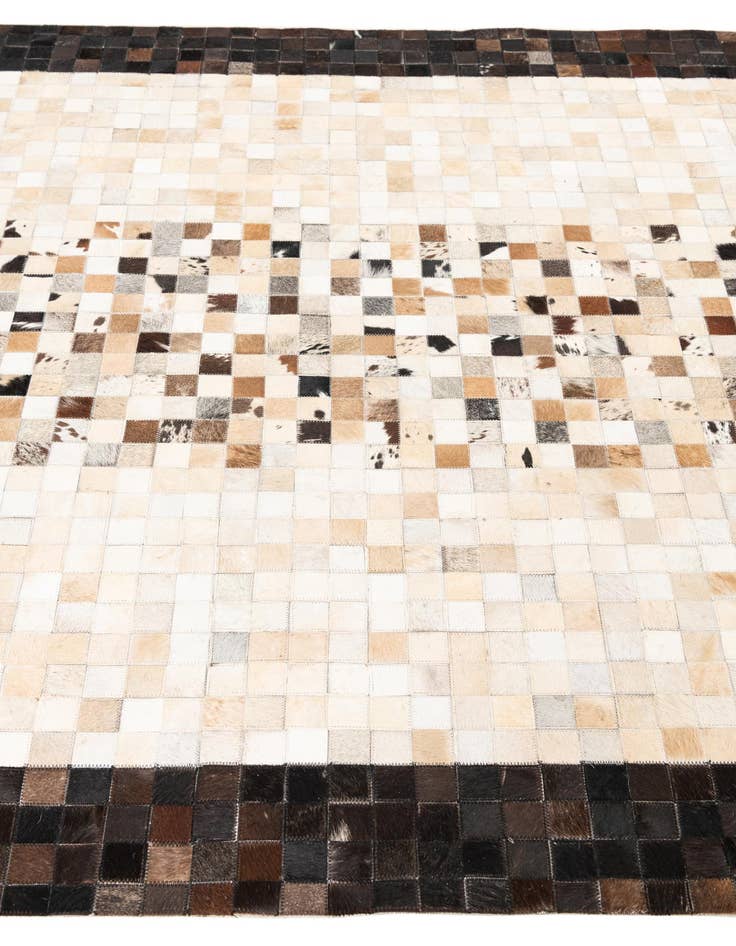 Detail image of  5' x 8' Cowhide Leather Rug