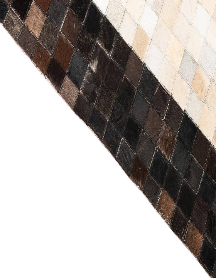 Detail image of  5' x 8' Cowhide Leather Rug