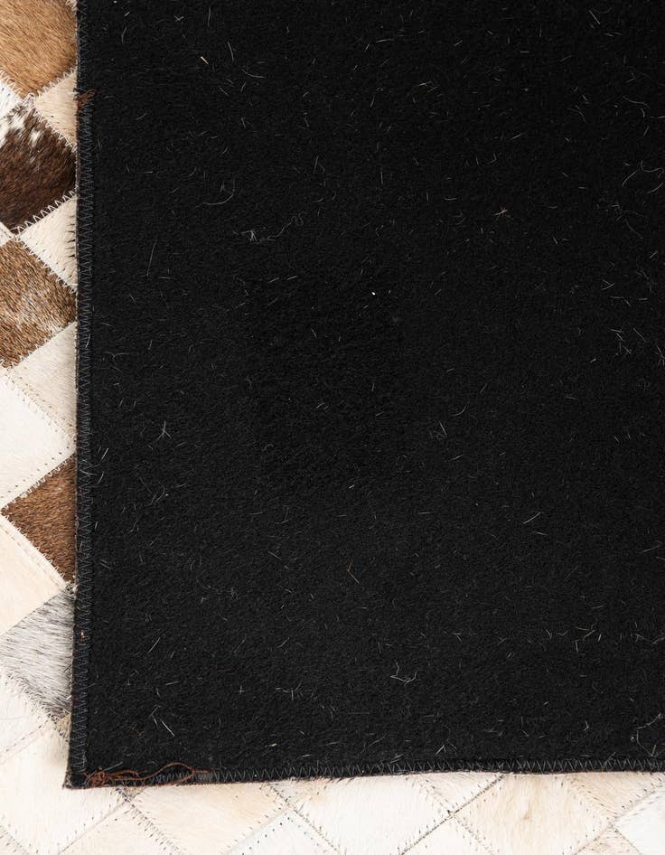 Detail image of  5' x 8' Cowhide Leather Rug