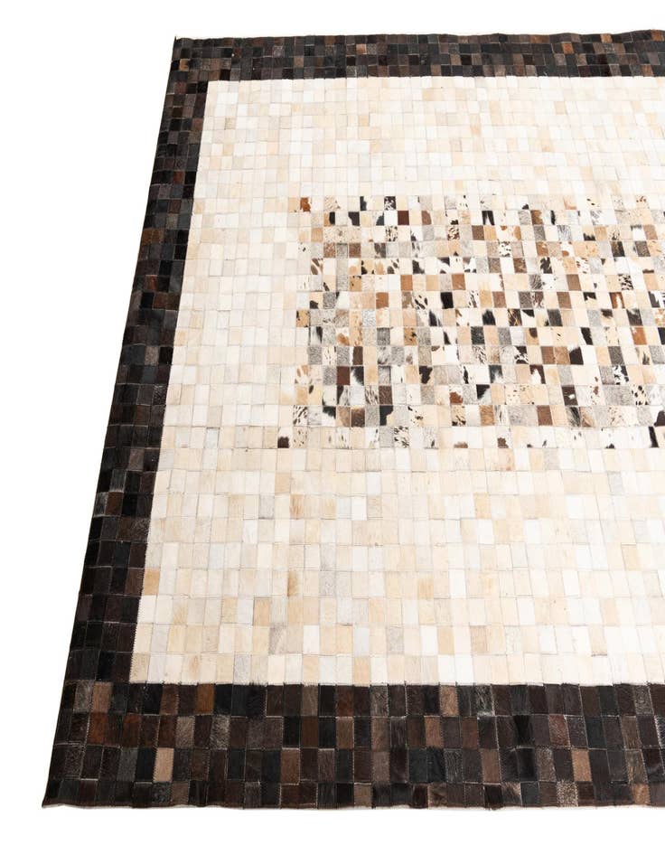 Detail image of  5' x 8' Cowhide Leather Rug
