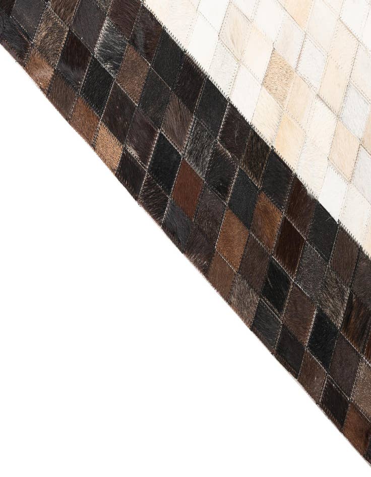 Detail image of  5' x 8' Cowhide Leather Rug