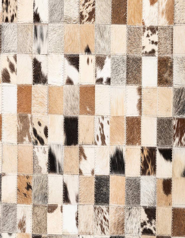 Detail image of  5' x 8' Cowhide Leather Rug