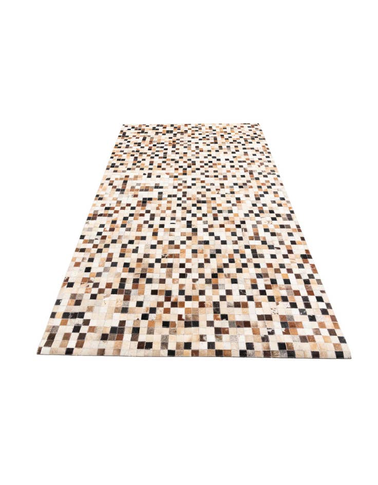 Detail image of  5' x 8' Cowhide Leather Rug