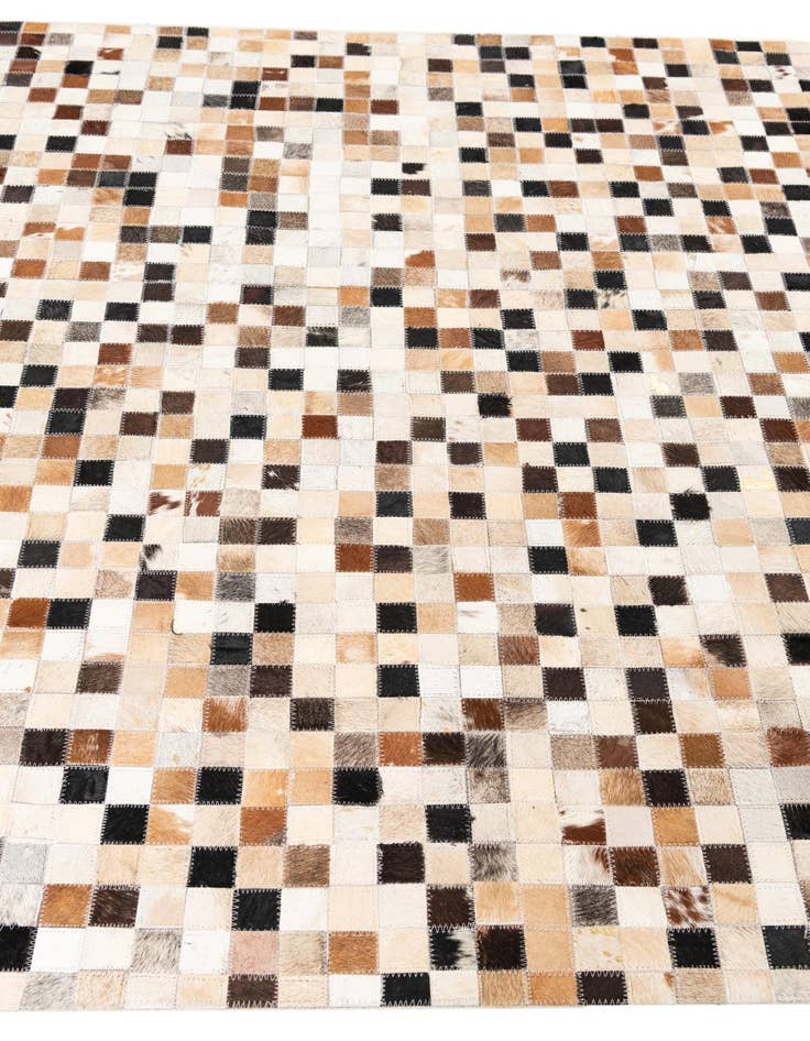 Detail image of  5' x 8' Cowhide Leather Rug