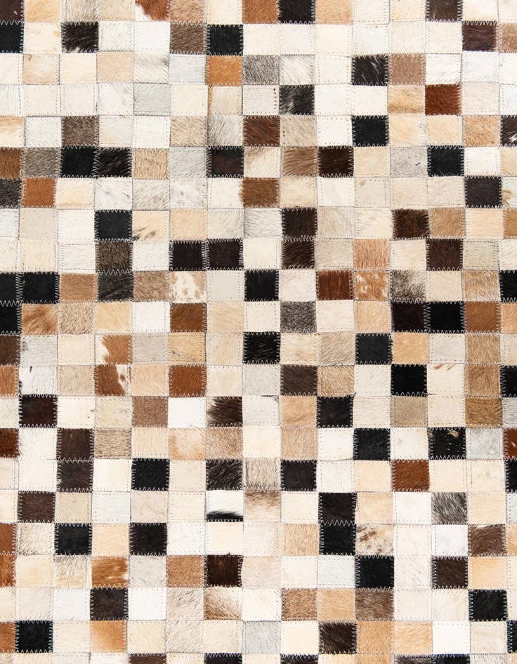 Detail image of  5' x 8' Cowhide Leather Rug